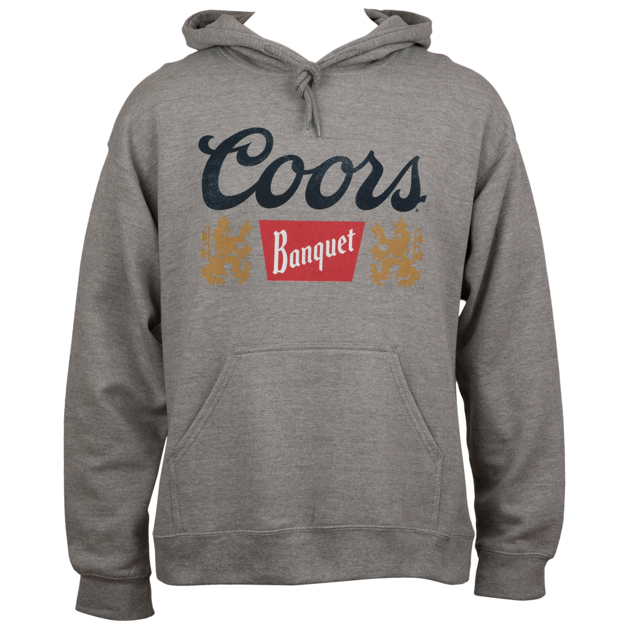 Coors Banquet Distressed Logo Pullover Hoodie