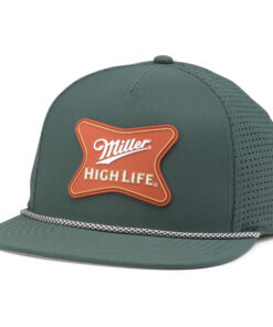 Miller High Life Patch Green Colorway Adjustable Hat