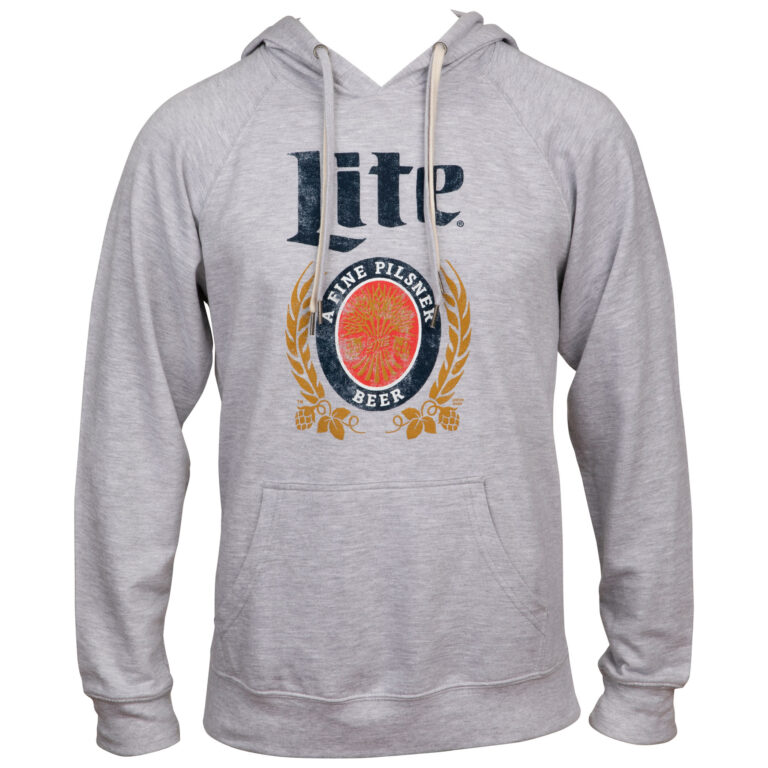 Miller Lite A Fine Pilsner Beer Crest Hoodie
