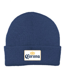 Corona Extra Logo Navy Cuff Beanie