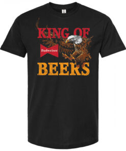 Budweiser King of Beers American Bald Eagle T-Shirt