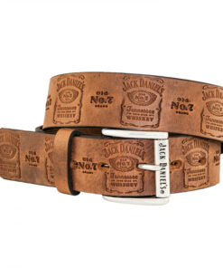 Jack Daniel's Top Grain Single-ply Leather Strap Belt
