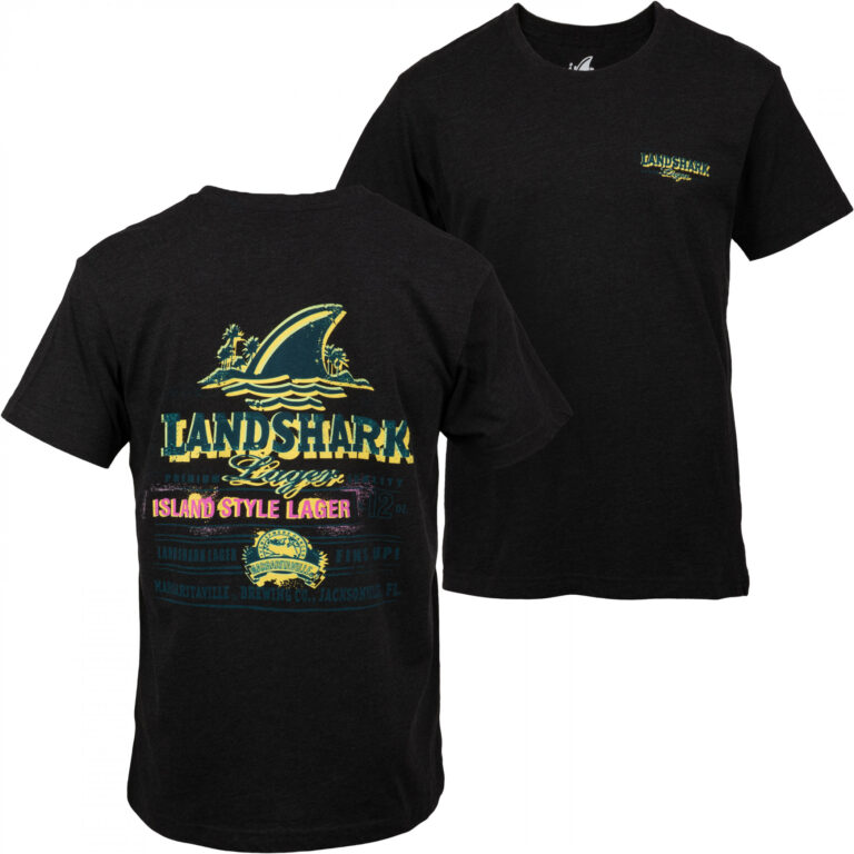 Landshark Men’s Black Painted T-Shirt