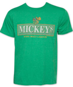 Mickey's Fine Malt Liquor Logo Men's Green T-Shirt