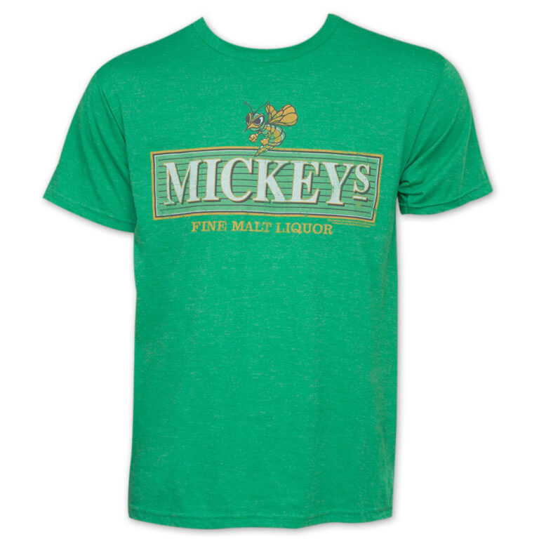 Mickey’s Fine Malt Liquor Logo Men’s Green T-Shirt