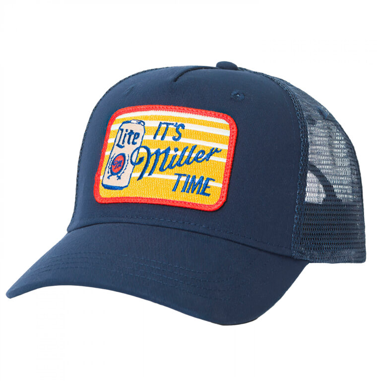 Miller Lite It’s Miller Time Trucker Hat By Junk Food