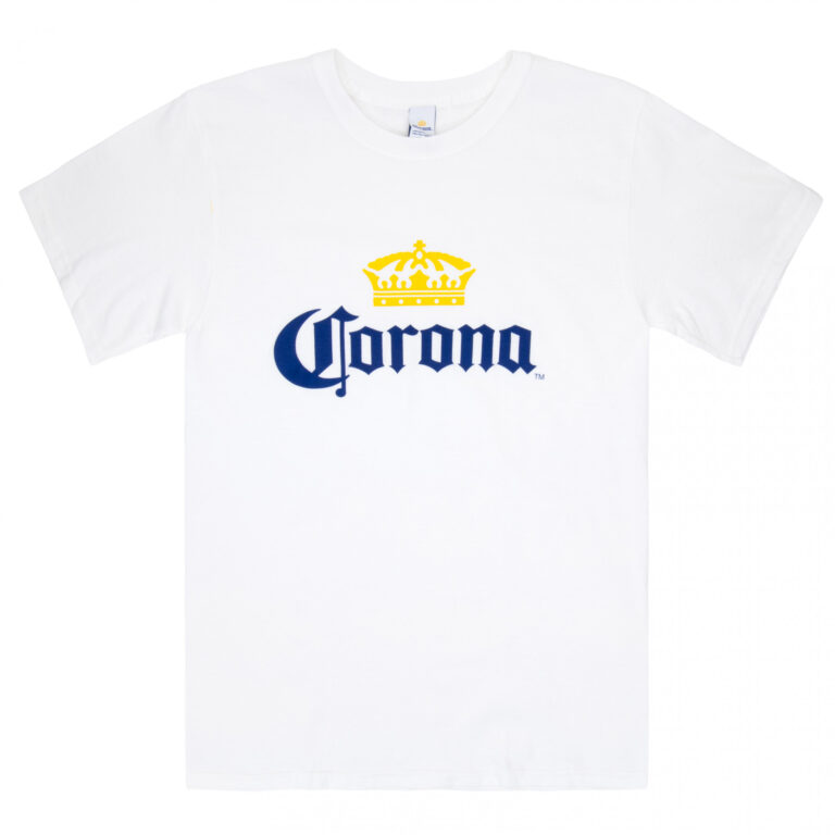 Corona Extra Men’s White Beer Logo T-Shirt