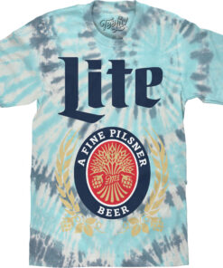 Miller Lite Logo Tie-Dye T-Shirt