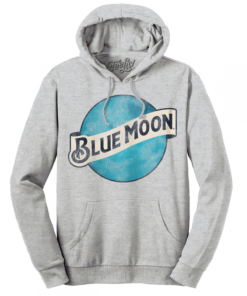 Blue Moon Beer Classic Logo Hoodie