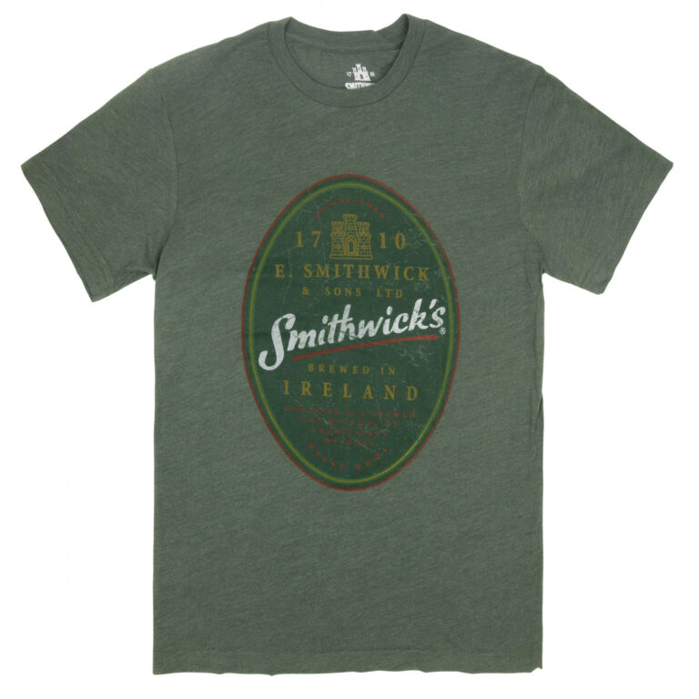 Smithwicks Men’s Green Distressed T-Shirt