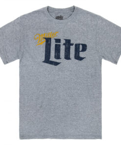 Miller Lite Men's Heather Grey T-Shirt