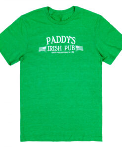 Paddy's Irish Pub Philadelphia St. Patrick's Graphic Men's Green T-Shirt