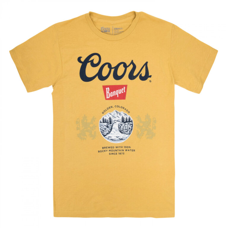 Coors Banquet Men’s Gold T-Shirt