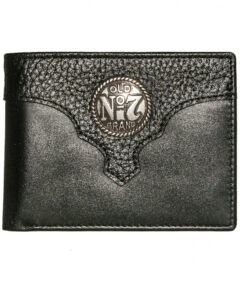 Jack Daniel's Old No. 7 Logo Leather Billfold Wallet