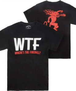 Fireball Men's Black Where's The Fireball T-Shirt