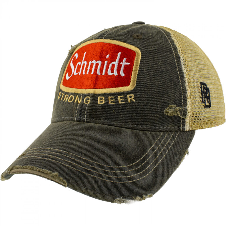 Schmidt Beer Distressed Trucker Hat