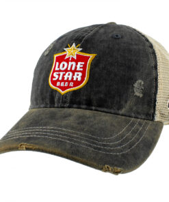 Lone Star Beer Distressed Trucker Hat