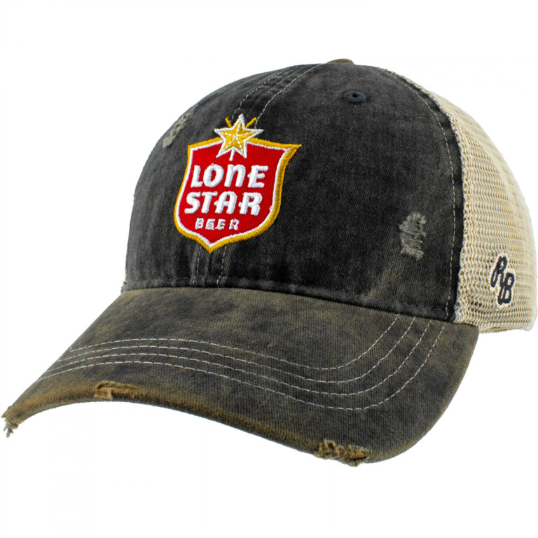 Lone Star Beer Distressed Trucker Hat