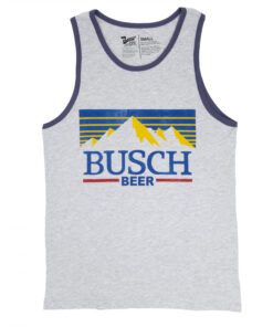Busch Men's Grey Mountain Logo Tank Top