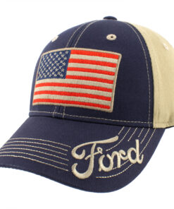 Ford Adjustable American Flag Hat