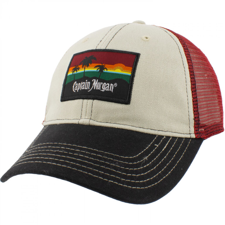 Captain Morgan Mesh Beach Side Snapback Trucker Hat