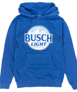 Busch Light Logo Men's Royal Blue Hoodie