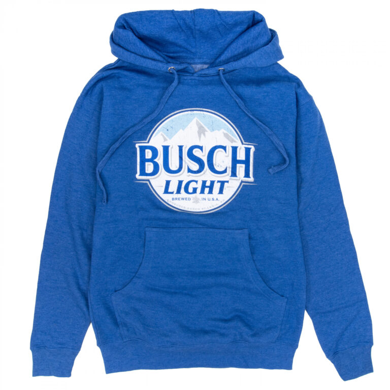 Busch Light Logo Men’s Royal Blue Hoodie