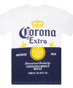 Corona Extra Beer Label Design Men's White T-Shirt