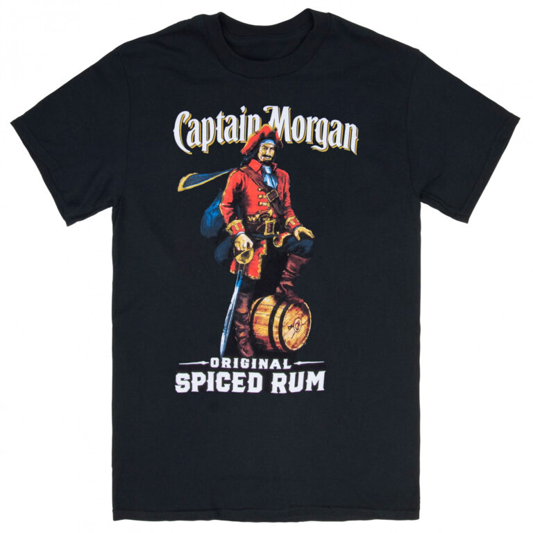 Captain Morgan Men’s Black Original Spiced Rum T-Shirt