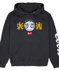 Coors Beer Banquet Waterfalls Dark Grey Hoodie