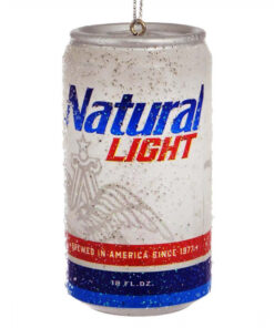 Natural Light Beer Can Holiday Ornament