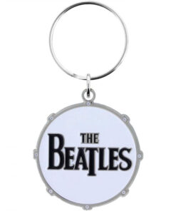 The Beattles Drum Logo Keychain