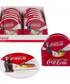 Coca-Cola Retro Design Coaster 6-Piece Set w/ Holder