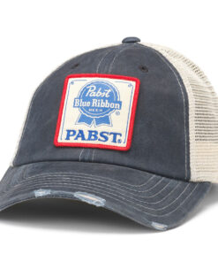 Pabst Blue Ribbon Patch Navy Colorway Adjustable Hat
