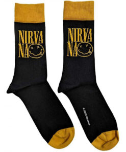 Nirvana Smiley Face Logo Crew Socks
