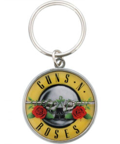 Guns N' Roses Round Metal Keychain