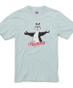 Hamm's Beer Bear Men's Light Blue T-Shirt