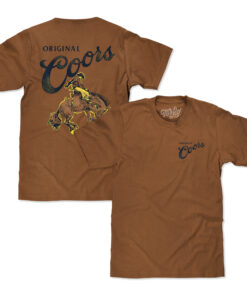 Coors Original Rodeo Time Front and Back Print T-Shirt