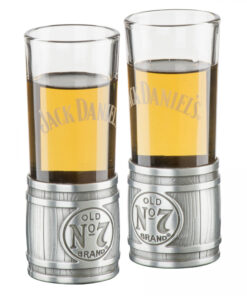 Jack Daniels Metal Barrel Set of 2 Shooters