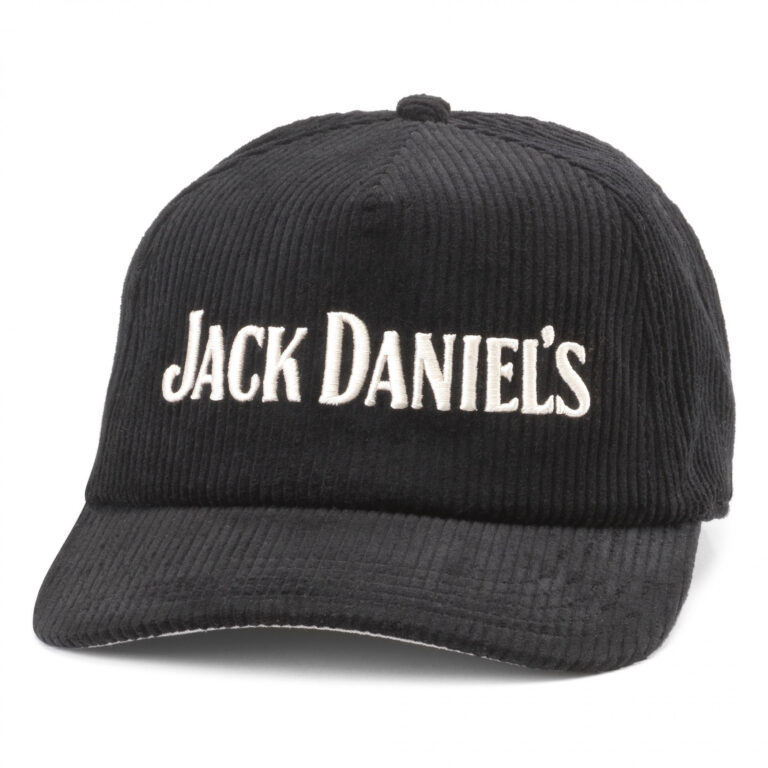 Jack Daniel’s Classic Logo Embroidered Corduroy Adjustable Hat