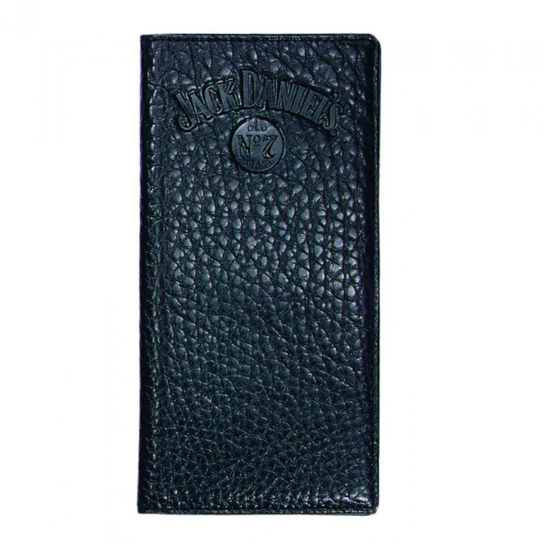 Jack Daniel’s Rodeo Style Black Leather Bi-Fold Wallet