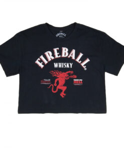 Fireball Whisky Women's Crop Top T-Shirt