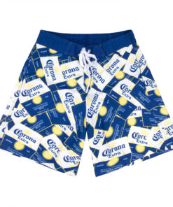 Corona Extra Scattered Labels Board Shorts