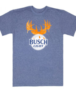 Busch Light Hunter Orange Buck Horns T-Shirt