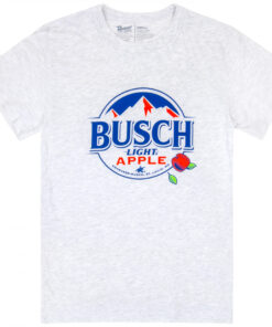 Busch Light Apple White Mountains Logo T-Shirt