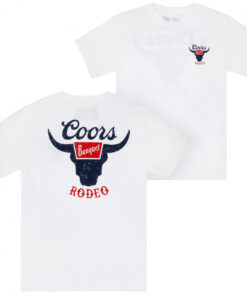 Coors Rodeo Front and Back Print T-Shirt