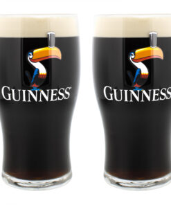 Guinness Gilroy Toucan 20oz Pint Glass 2-Pack