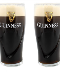 Guinness Harp Gravity 20oz Pint Glass 2-Pack