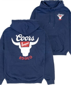 Coors Banquet Rodeo Bull Horns Logo Hoodie
