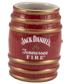 Jack Daniel's Tennessee Fire Barrel Ceramic Shot Glass